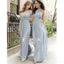 Mismatched Grey Chiffon Cheap Long Cheap Bridesmaid Dresses Online, WG622