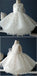 Scoop Sleeveless Lace Tulle Flower Girl Dresses, Cheap Popular Little Girl Dresses for Wedding,  FG037