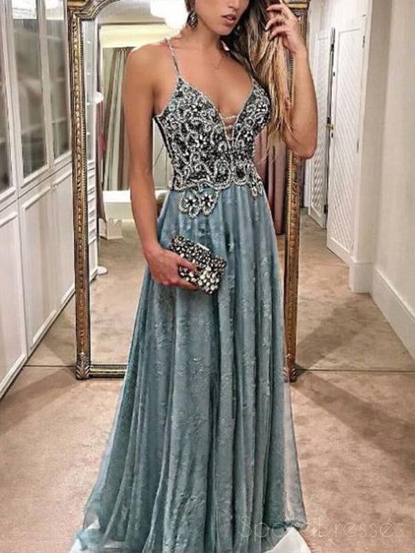 Sage Green Halter Delicate Beaded V Neck Lace Long Evening Prom Dresse SposaDresses Sage Green Halter Delicate Beaded V Neck Lace Long Evening Prom Dresse SposaDresses