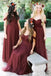 Off Shoulder Dusty Bridesmaid Dresses Online, Cheap Bridesmaids Dresses, WG744
