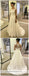 Cap Sleeves A line Bateau Lace A line Cheap Wedding Dresses Online, Cheap Lace Bridal Dresses, WD458