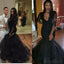 Sexy Long Sleeve Black Lace Mermaid Evening Prom Dresses, Popular Black Party Prom Dress, Custom Long Prom Dresses, Cheap Formal Prom Dresses, 17166