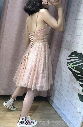 Sexy Backless Dark Red Sequin Homecoming Dresses Online, Cheap Short Prom Dresses, CM760