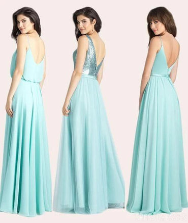 Green Long Bridesmaid Dresses Online, Cheap Bridesmaids Dresses, WG749