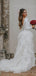 Long Sleeves Ruffle Organza Wedding Dresses Online, Cheap Lace Bridal Dresses, WD482