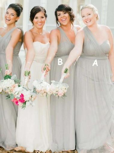 Convertible Soft Tulle Sage Green Long Cheap Bridesmaid Dresses Online SposaDresses Convertible Soft Tulle Sage Green Long Cheap Bridesmaid Dresses Online SposaDresses