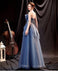 Blue A-line Sweetheart Sleeveless Party Prom Dresses, Cheap Dance Dresses,12540