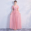 Mismatched Pink Chiffon Cheap Bridesmaid Dresses Online,WG755