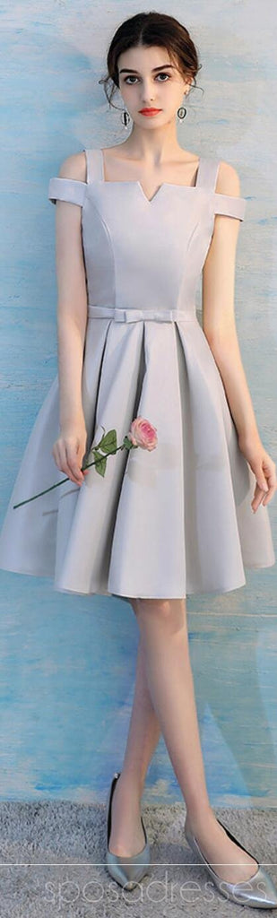 Summer Simple Short Mismatched Simple Cheap Bridesmaid Dresses Online, WG503