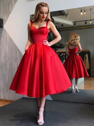 Simple Red Straps Cheap Short Homecoming Dresses Online, CM659 SposaDresses Simple Red Straps Cheap Short Homecoming Dresses Online, CM659 SposaDresses