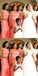 Orange Mermaid Jewel Cheap Long Bridesmaid Dresses Online,WG1578