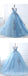Cute Blue A-line V-neck Cheap Long Prom Dresses, Dance Dresses,12914