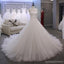 Strapless Sparkly Long A line Wedding Bridal Dresses, Affordable Custom Made Wedding Bridal Dresses, WD270