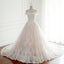 Off Shoulder Short Sleeve Lace A line Wedding Bridal Dresses, Affordable Custom Made Wedding Bridal Dresses, WD271
