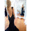 Black Sequin Mermaid Evening Prom Dresses,  Sexy Backless Party Prom Dress, Custom Long Prom Dress, Cheap Party Prom Dress, Formal Prom Dress, 17024
