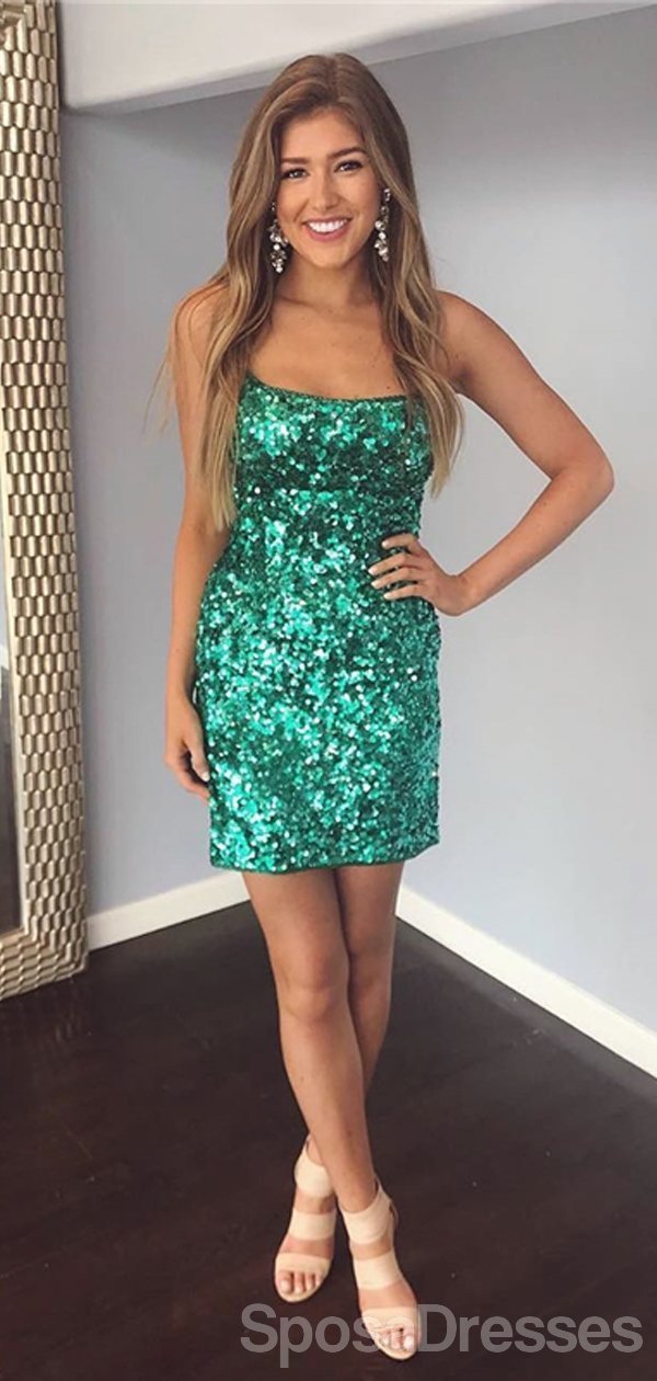 Emermald Green Sequin Short Cheap Homecoming Dresses Online, CM830 SposaDresses Emermald Green Sequin Short Cheap Homecoming Dresses Online, CM830 SposaDresses