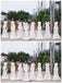 Off White Mismatched Mermaid Cheap Long Cheap Bridesmaid Dresses Online, WG643