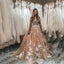 Off Shoulder Lace Applique Wedding Dresses Online, Cheap Bridal Dresses, WD646