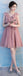 Dusty Pink Chiffon Mismatched Simple Cheap Bridesmaid Dresses Online, WG513