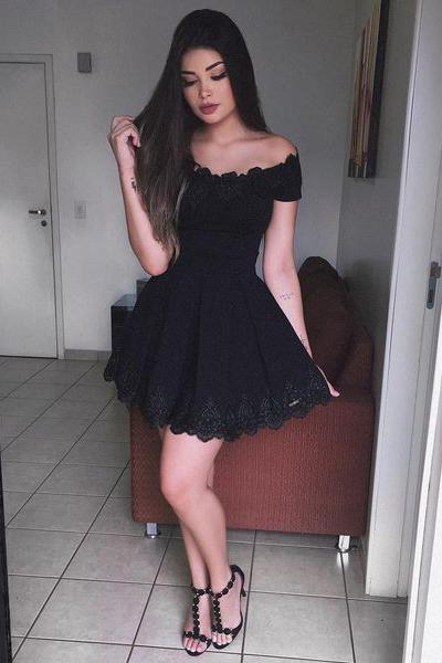 dress with ruffles short 2018 Bling Bling Navy Blue Cocktail Dresses 2018 A-Line / Princess Sweetheart Sleeveless Rhinestone Glitter Sequins Short Ruffle Backless Formal Dresses