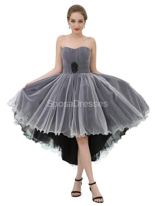 Sweetheart Grey High Low Cheap Homecoming Dresses Online, Cheap Short SposaDresses Sweetheart Grey High Low Cheap Homecoming Dresses Online, Cheap Short SposaDresses