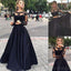 Long Prom Dress ,Black Prom Dress,Prom Dress With Lace ,Long Sleeve Elegant Prom Dress,PD0045
