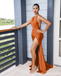 Unique Mismatched Burnt Orange Mermaid Cheap Bridesmaid Dresses Online, WG933