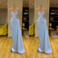 Blue Mermaid Sweetheart Cheap Long Prom Dresses,Evening Party Dresses,12896