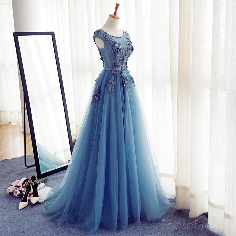 Royal Blue Beaded Crystal Prom Dresses Long vestidos de fiesta largos  elegantes de gala A Line Imported Party Dress - AliExpress