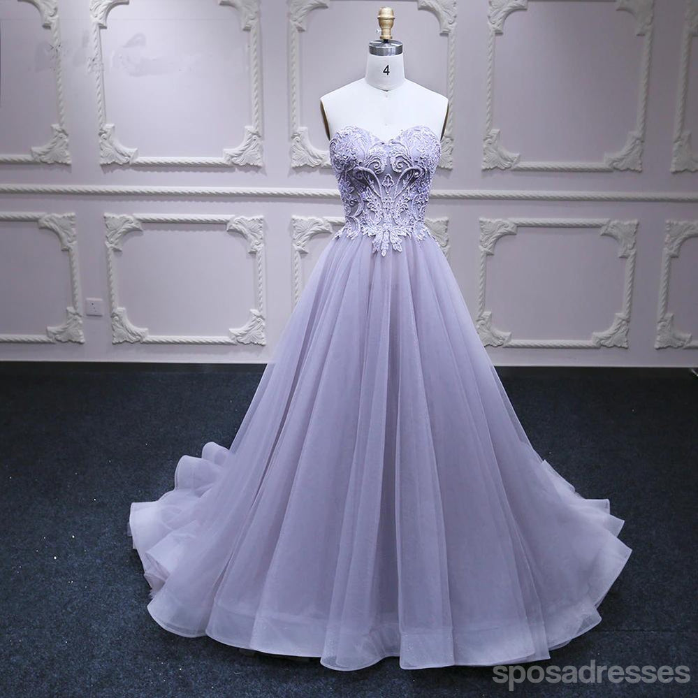 Blue Sweetheart A-line Long Party Prom Dresses Online,Dance Dresses, 1 ...