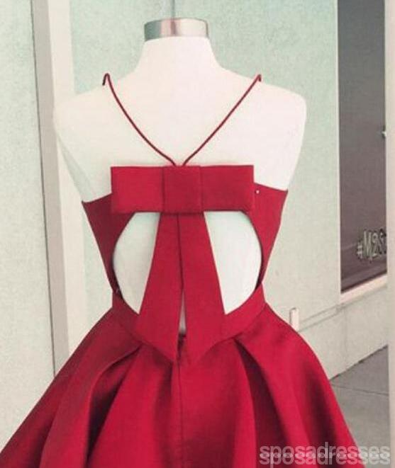 red homecoming dresses under 50 Cute Red High-low A-line Lace V-neck Homecoming Dress