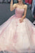 Pink A-line Sweetheart Cheap Long Prom Dresses,Dance Dresses,12904