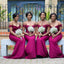 Sexy Mermaid Off The Shoulder Cheap Long Bridesmaid Dresses Online, WG837