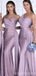Mermaid One Shoulder Sleeveless Long Bridesmaid Dresses Online, WG919