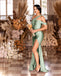 Mismatched Sage Mermaid Cheap Long Bridesmaid Dresses Online,WG1279