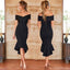 Mermaid Off The Shoulder Cheap Short Bridesmaid Dresses Online, WG859
