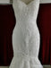 Straps Mermaid Lace Wedding Dresses Online, Cheap Bridal Dresses, WD633