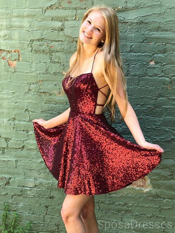 Dark Red Sequin Short Homecoming Dresses Online, Cheap Short Prom Dres SposaDresses Dark Red Sequin Short Homecoming Dresses Online, Cheap Short Prom Dres SposaDresses