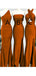 Mismatched Mermaid Burnt Orange Side Slit Long Bridesmaid Dresses Gown Online, WG1023