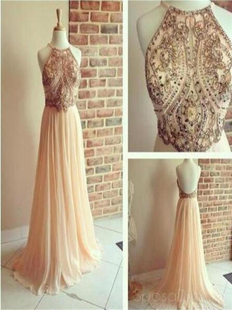 Backless Prom Dresses,A-line Prom Dresses,Chiffon Prom Dresses,  Popular Prom Dresses, PD0159