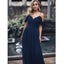 Navy Blue Off Shoulder Bridesmaid Dresses , Long Bridesmaids Dresses, WG747