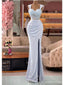 Gorgeous Mermaid Straps Side Slit Maxi Long Prom Dresses,Evening Dresses,13164
