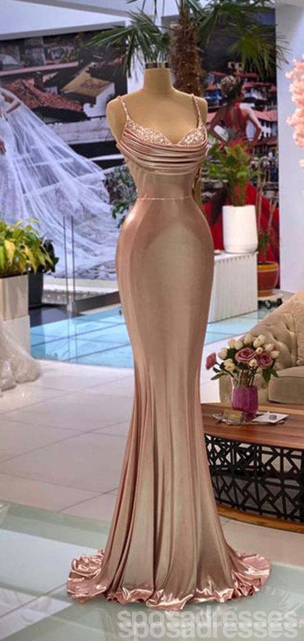 rose gold dresses online TEA-LENGTH SEQUIN DRESS BY LADIVINE CH189S ROSE GOLD / XS