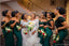 Sparkly Green Mermaid Off Shoulder Cheap Long Bridesmaid Dresses,WG1615