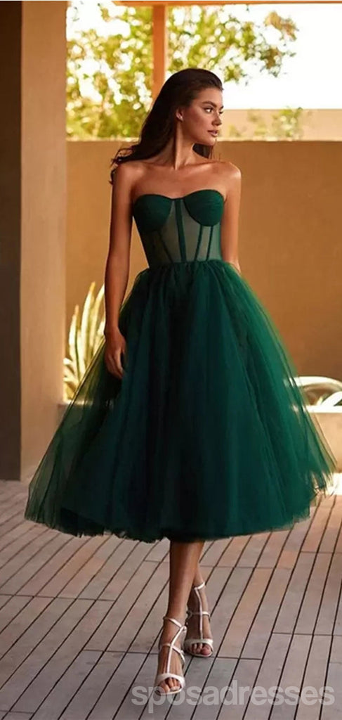 Green A-line Sweetheart Cheap Short Prom Dresses, Dance Dresses,12939