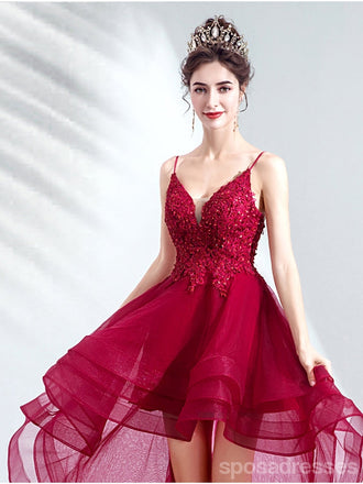 Cheap Red Homecoming Dresses - Long Red Homecoming Dresses | SposaDresses