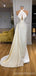 Simple Ivory Mermaid Halter Cheap Long Prom Dresses,Evening Party Dresses,12867