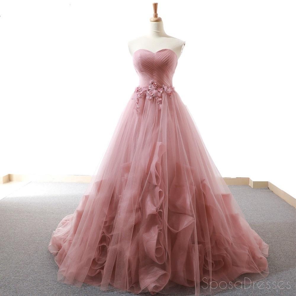 Blush Pink Evening Dress New Fashion Gorgeous Sweet 16 Gowns pink long –  Rjerdress