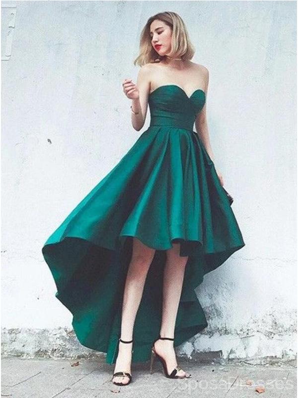 Simple Emerald Green High Low Simple Cheap Short Homecoming Dresses On SposaDresses Simple Emerald Green High Low Simple Cheap Short Homecoming Dresses On SposaDresses