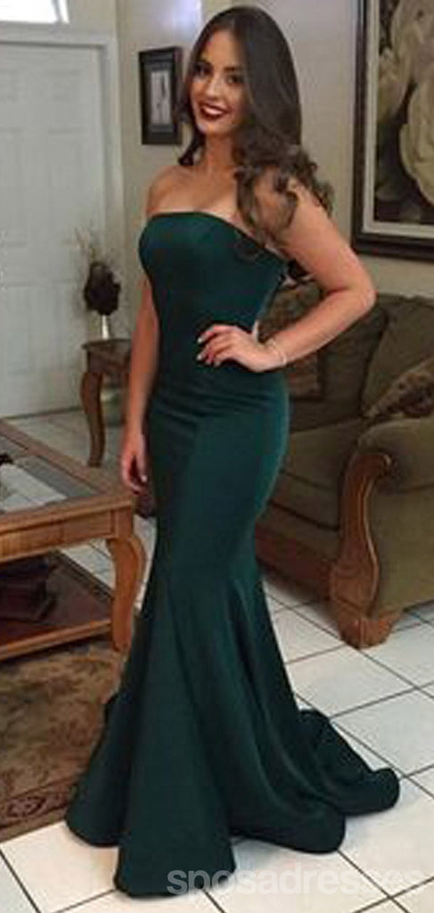 Sexy Green Mermaid Sweetheart Cheap Long Bridesmaid Dresses,WG1435